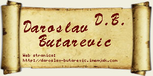 Daroslav Butarević vizit kartica
